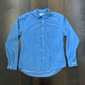 Urban Outfitters Blue Corduroy Button Down